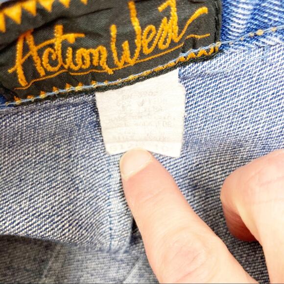 Vintage Action West High Waisted Mom Jeans - Picture 6 of 7